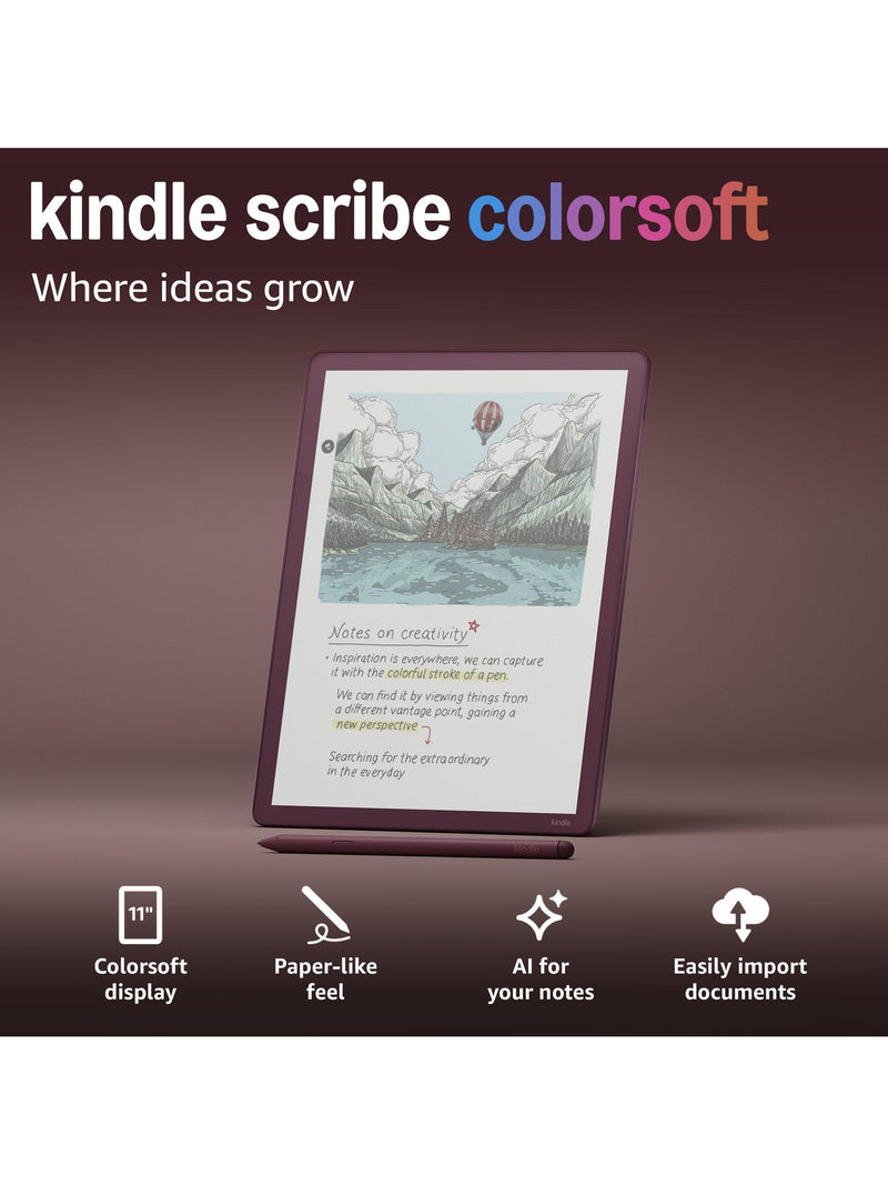 Amazon Kindle Scribe Colorsoft 64GB Fig eReader - British product