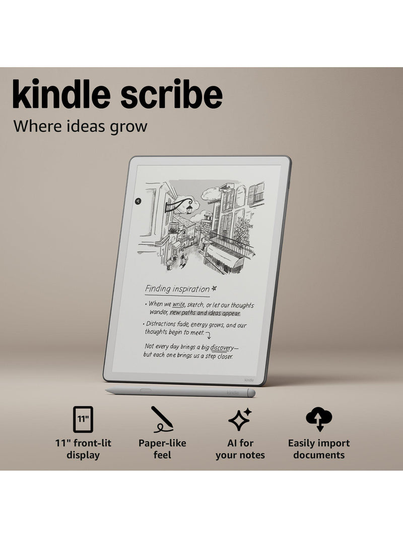 Amazon Kindle Scribe 11 inch 64GB eReader with Premium Pen, UK version