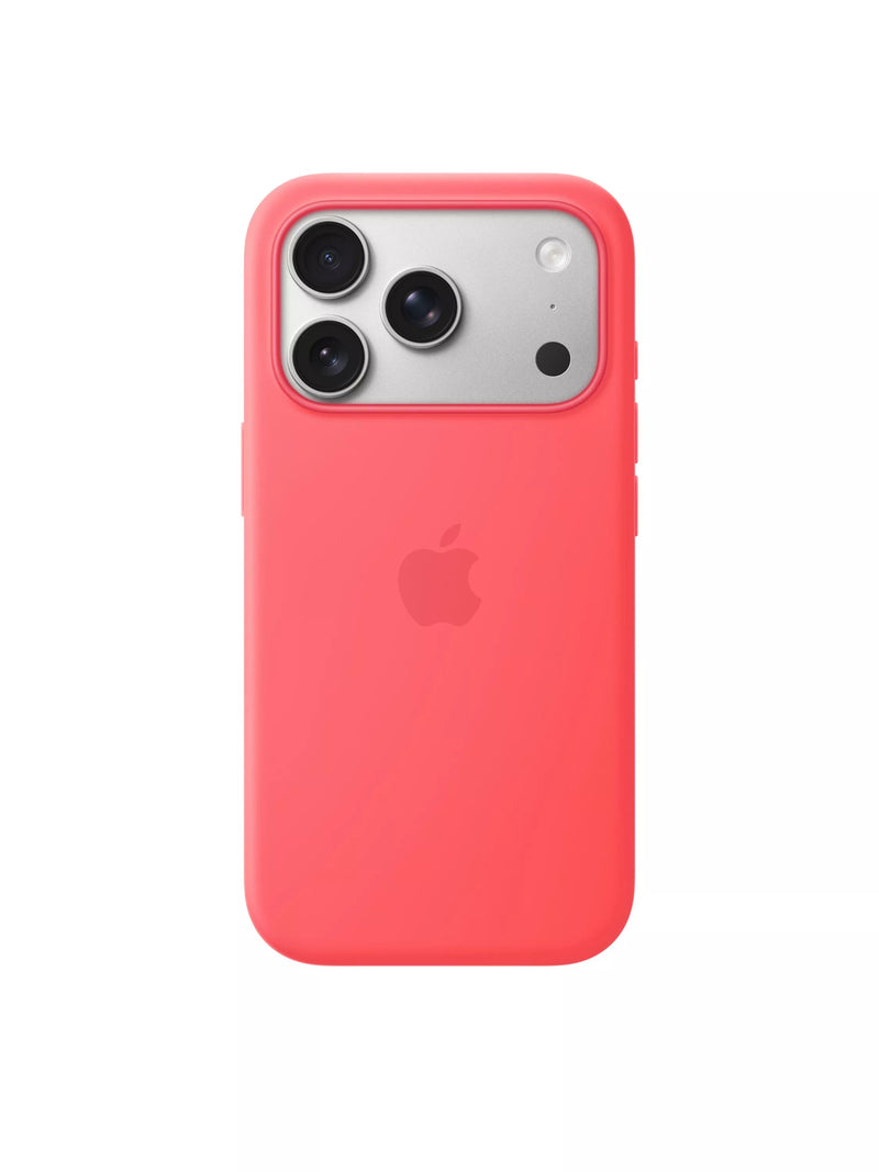 Apple silicone case with MagSafe for iPhone 17 Pro, UK version