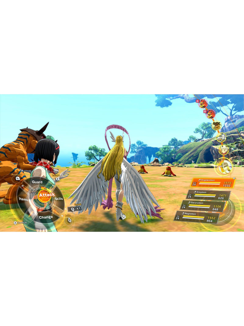 Nintendo Digimon Story Time Stranger Switch game cover (British brand)