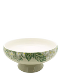 BlissHome earthenware footed bowl Hydrangea design 32.5cm, UK version