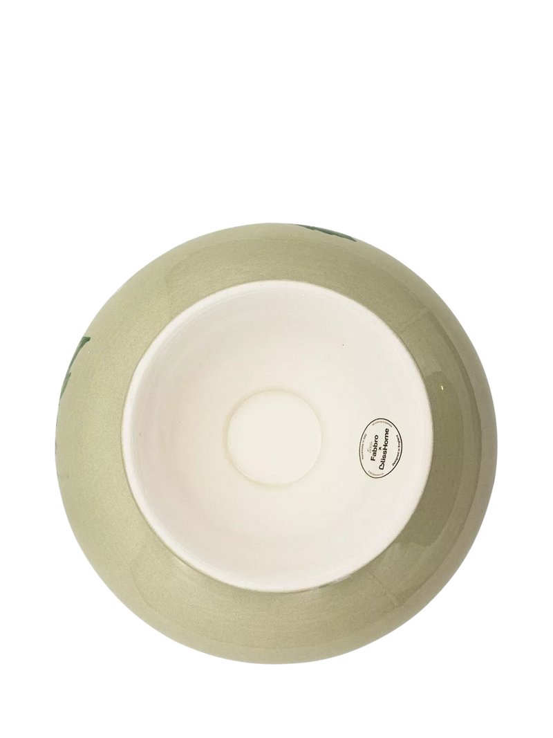 BlissHome earthenware footed bowl Hydrangea design 32.5cm, UK version