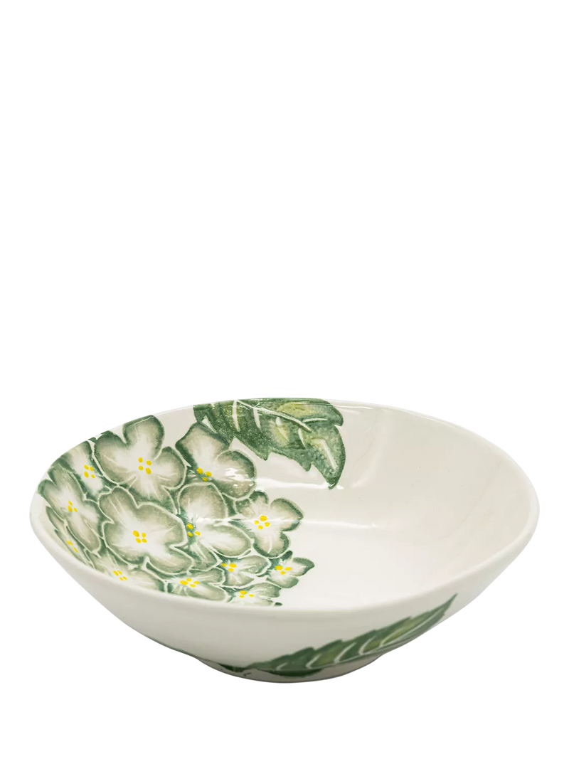 BlissHome earthenware supper bowl hydrangea design 20cm - British product