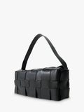St. Agni woven envelope slim tote bag black (British brand)