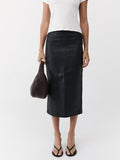 St. Agni woven large bon bon shoulder bag in coffee - British product