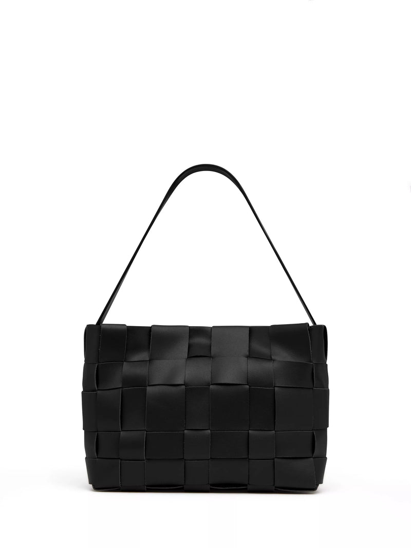 St. Agni mini leather tote bag black (British brand)