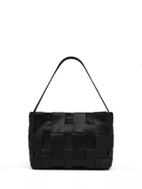 John Lewis St. Agni Woven Mini Leather Tote Bag, Black- Buy online at McGrocer