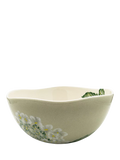 BlissHome Hydrangea earthenware salad bowl 31cm, imported from the UK