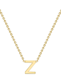 IBB 9ct Yellow Gold Mini Initial Pendant Necklace, Gold, 38-43cm