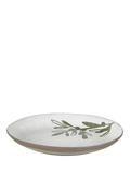 PurerHome Eden Project olive stoneware side plate 22cm - British product