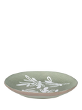 PurerHome x Eden Project olives stoneware side plate 16cm green, imported from the UK