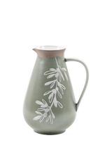 John Lewis PurerHome x Eden Project Olives Stoneware Jug, Green, 2.6L- Buy online at McGrocer