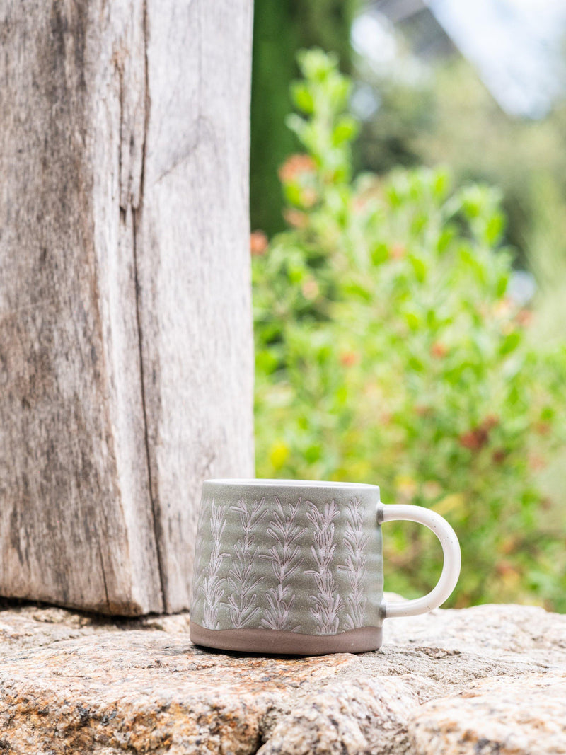 PurerHome rosemary stoneware mug 250ml - British product