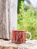 PurerHome x Eden Project stoneware mug 250ml red - British product