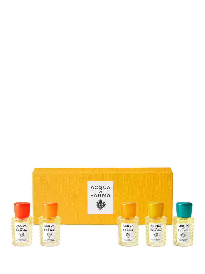Acqua di Parma Buongiorno Collection set 5x10ml, imported from the UK