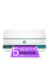 John Lewis HP ENVY 6122e All-In-One Wireless Printer, HP+ Enabled & HP Instant Ink Compatible, Twilight- Buy online at McGrocer