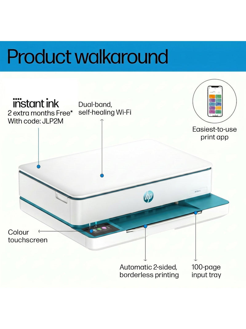 HP ENVY 6122e all-in-one wireless printer twilight - British product