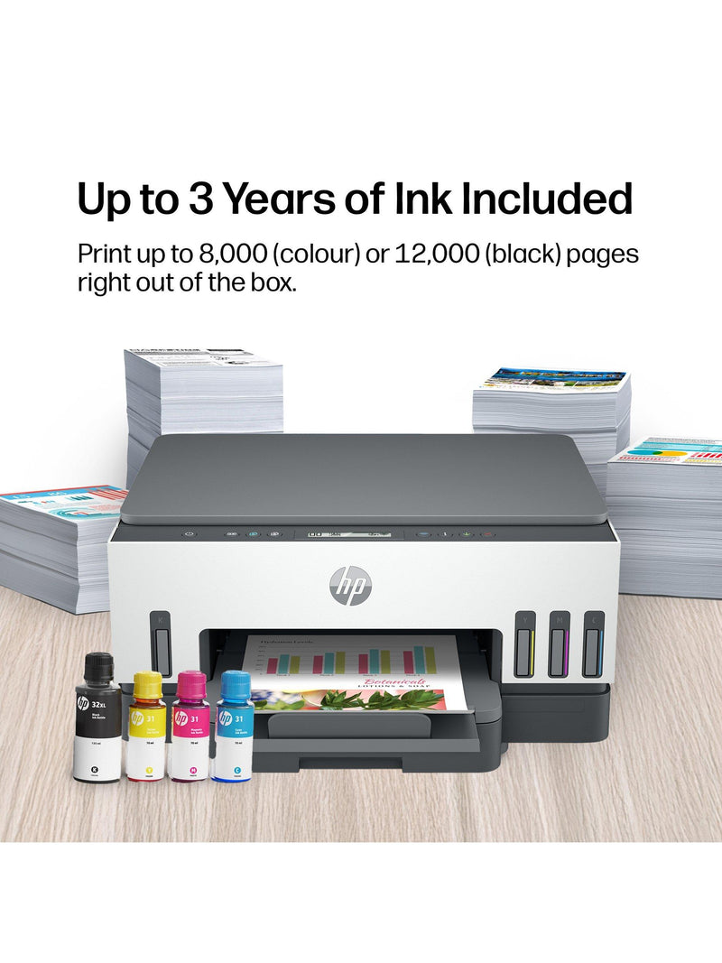 HP Smart Tank 7008 all-in-one printer basalt (British brand)