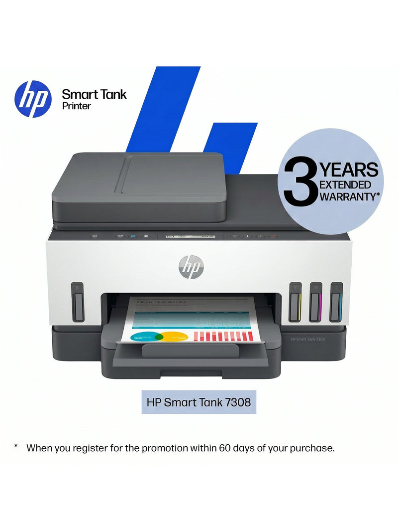 HP Smart Tank 7308 ink tank all-in-one printer Basalt, UK version