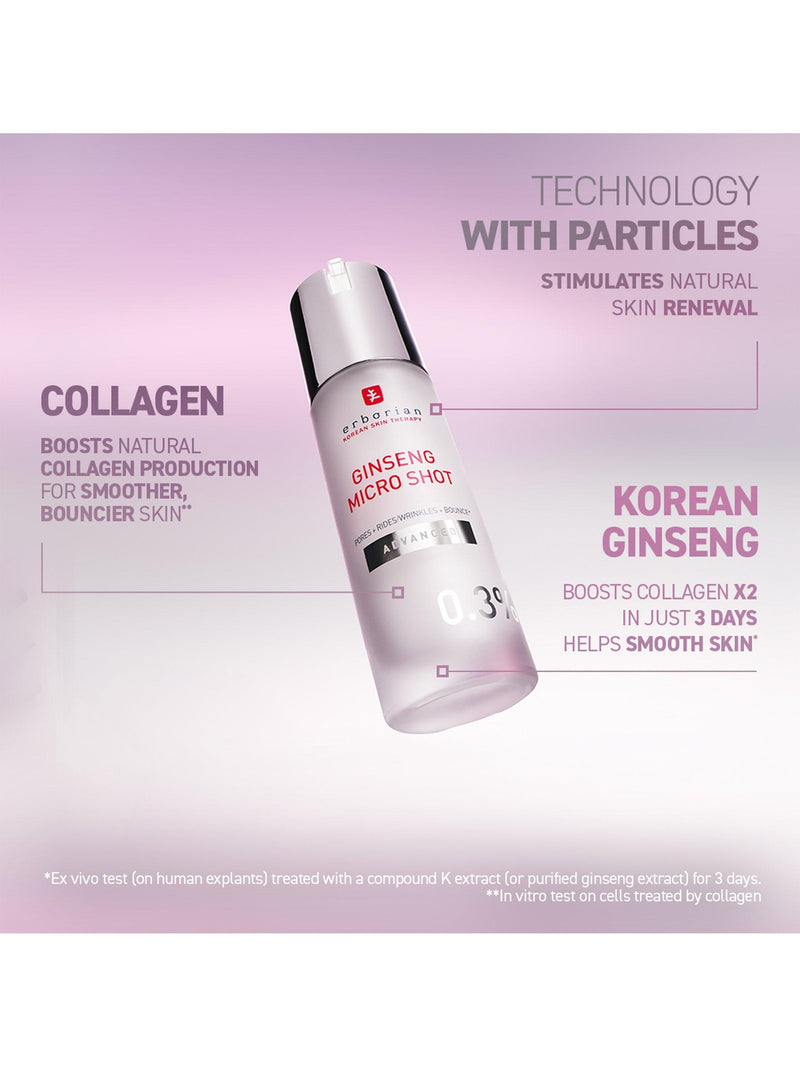Erborian Micro Shot Advanced 0.3% Serum 10ml, imported from the UK