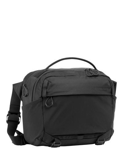 John Lewis Stubble & Co Motion Sling Crossbody Bag, 15L, Charcoal- Buy online at McGrocer