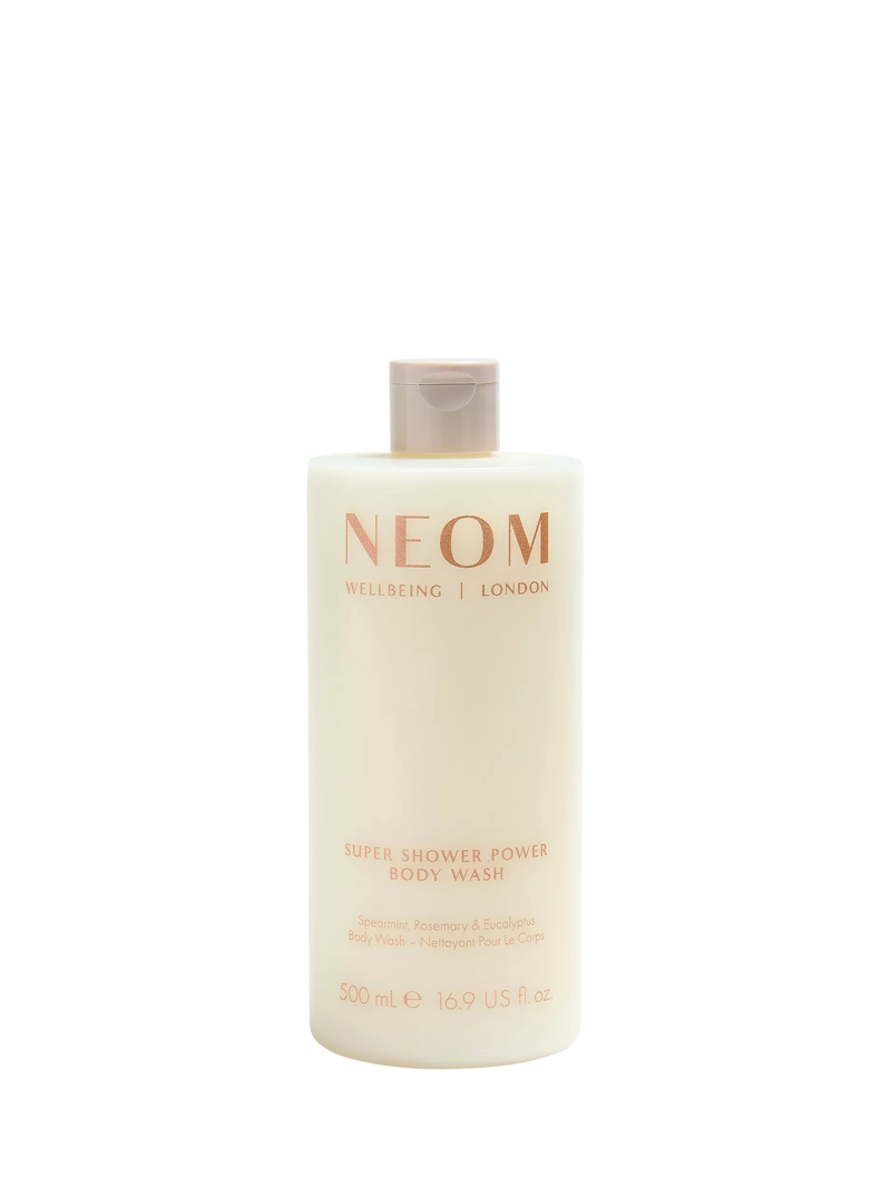 NEOM Wellbeing London Super Shower Power body wash 500ml - British product