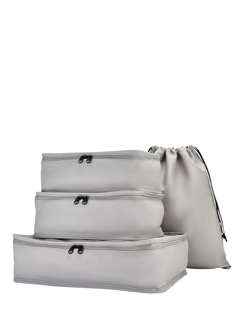 Rock Travel Packing Cubes, Pack of 4, Grey