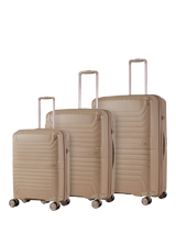 John Lewis Rock Astrid 3-Piece Expandable 8-Wheel Hard-Sided Suitcase Set- Buy online at McGrocer
