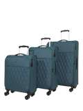 Rock Ember 3-Piece 8-Wheel Suitcase Set