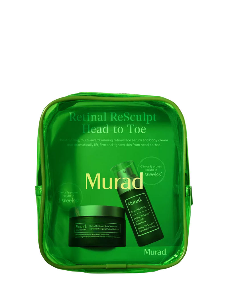 Murad Retinal ReSculpt head-to-toe skincare gift set, UK version