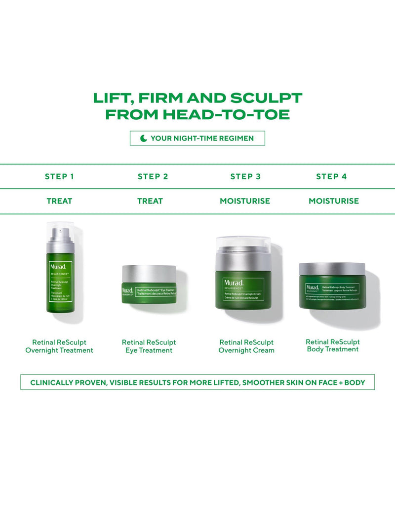 Murad Retinal ReSculpt head-to-toe skincare gift set, UK version