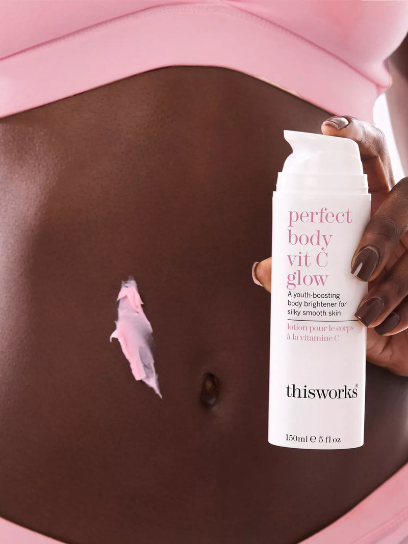 This Works Glow On-The-Go bodycare gift set 3x30ml, imported from the UK