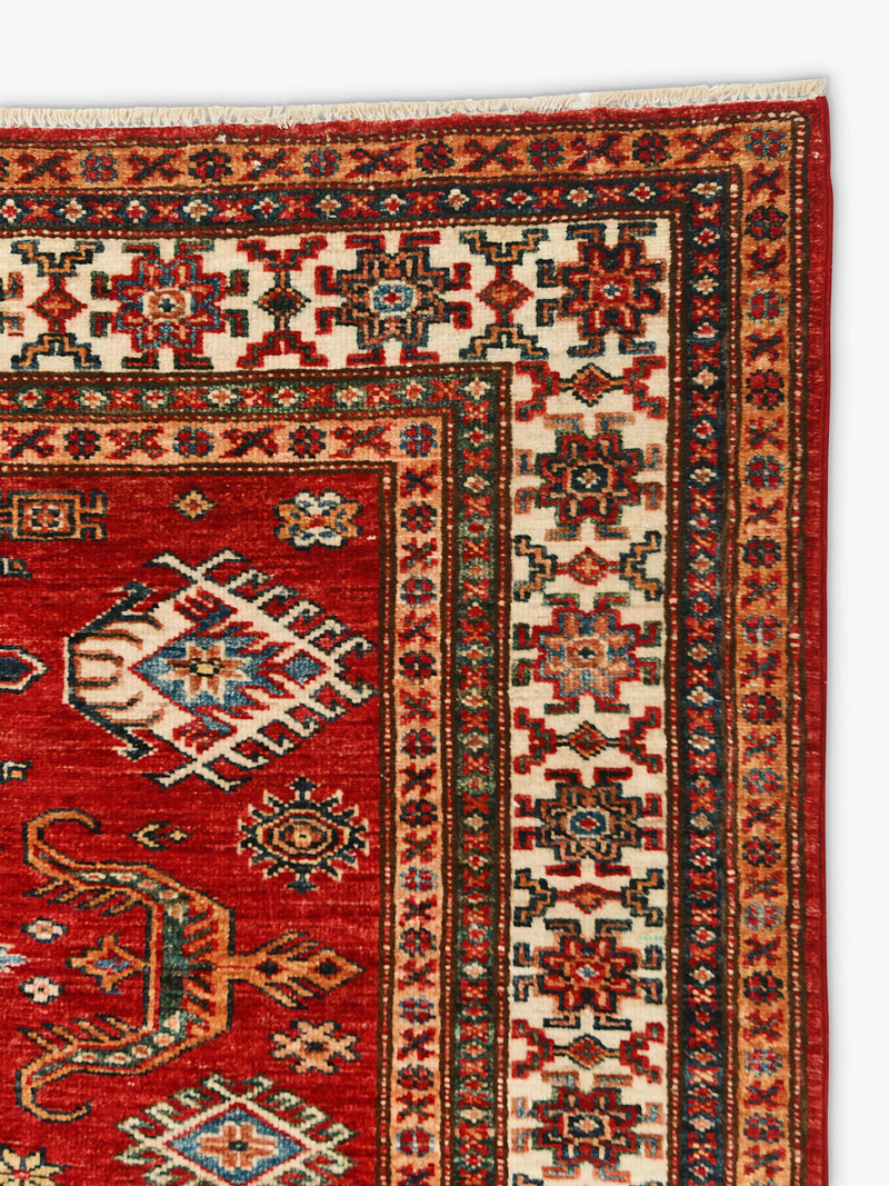 Gooch Oriental Kazak wool rug red - British product