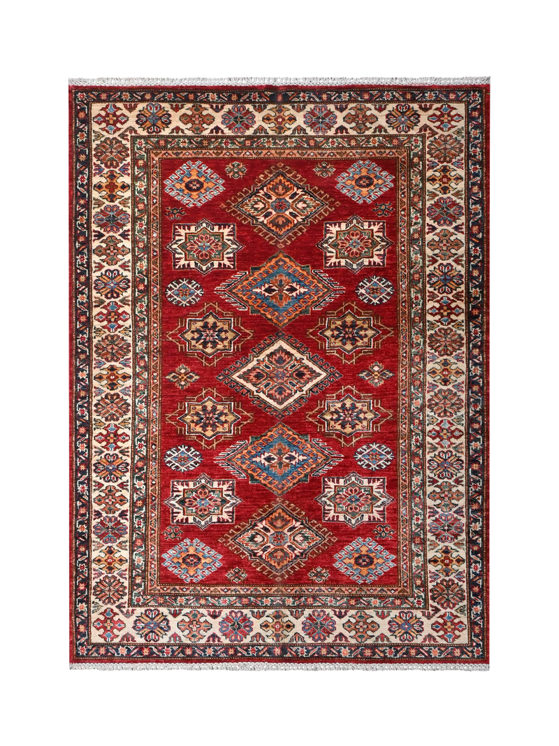 Gooch Oriental Supreme Kazak pure wool rug red 171x123 cm - British product