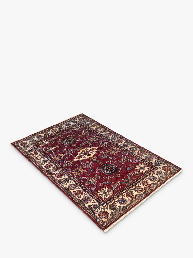 Gooch Oriental Kazak red rug L179xW122cm (British brand)