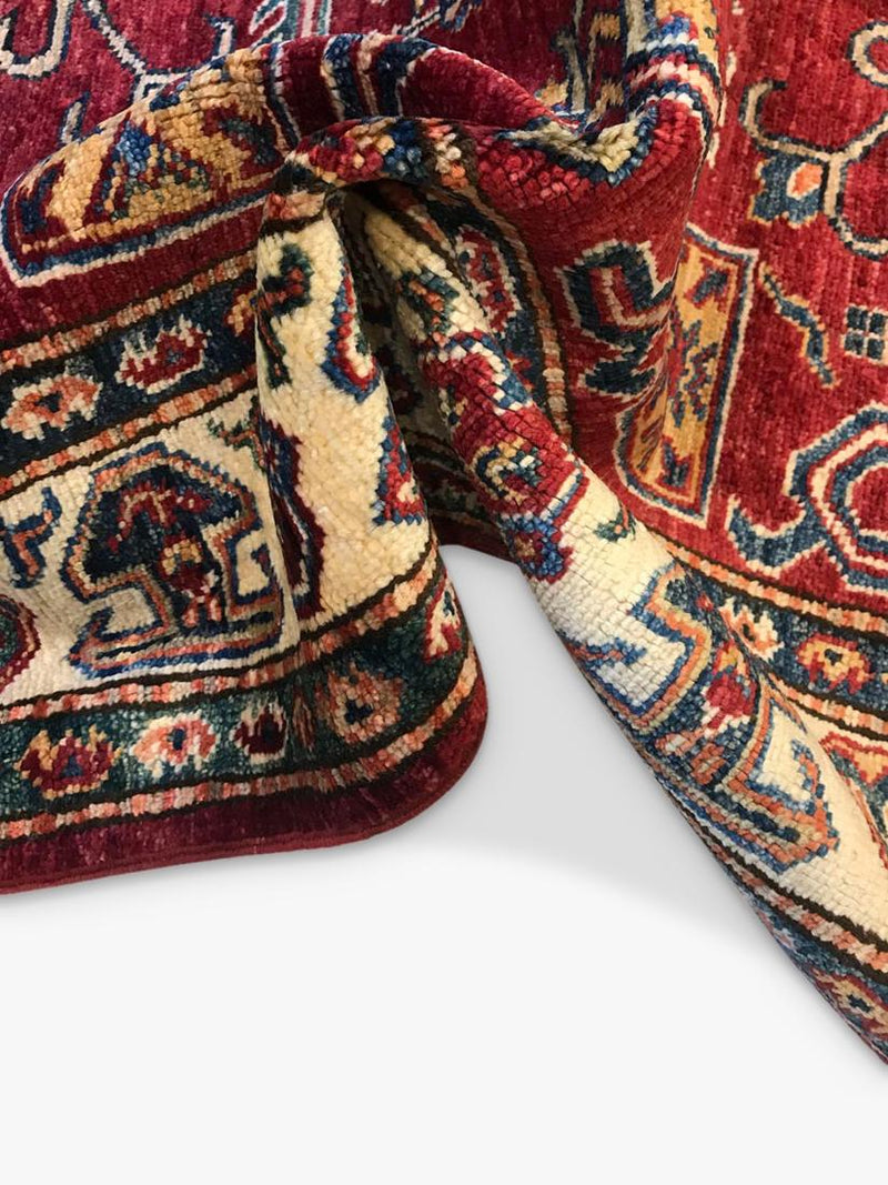Gooch Oriental Kazak red rug L179xW122cm (British brand)