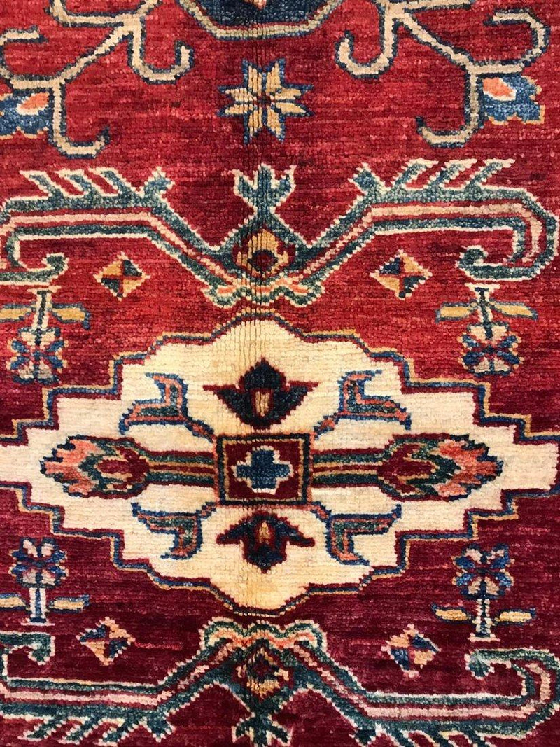 Gooch Oriental Kazak red rug L179xW122cm (British brand)