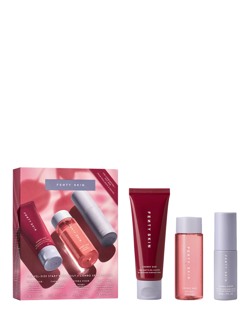 Fenty Skin Start'r travel size set for combination oily skin - British product