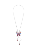 Eclectica pre-loved enamel butterfly necklace 40-70cm (British brand)