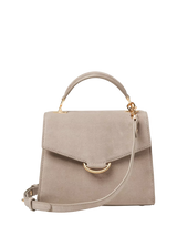 John Lewis Aspinal of London Midi Mayfair Suede Grab Bag- Buy online at McGrocer