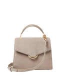 Aspinal of London Midi Mayfair suede grab bag (British brand)