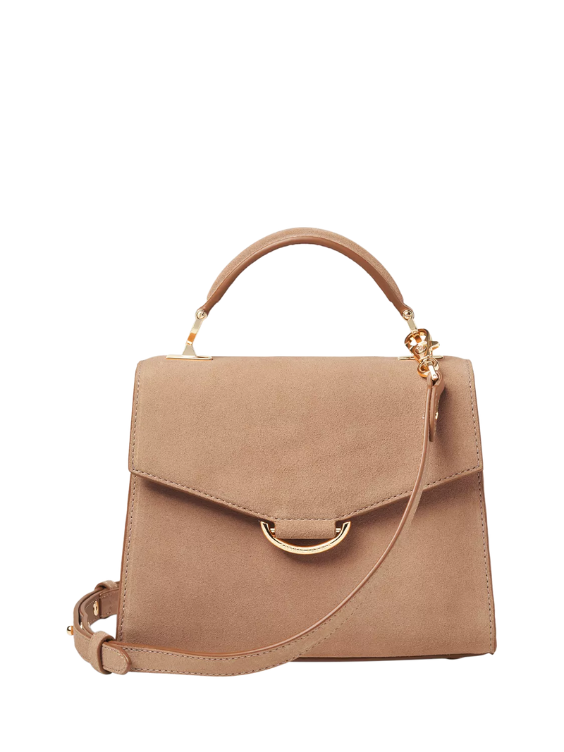 Aspinal of London Midi Mayfair Suede Grab Bag