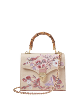 John Lewis Aspinal of London Mayfair Embroidered Canvas Grab Bag, Rose- Buy online at McGrocer