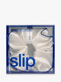 Slip white jumbo silk scrunchie (British brand)