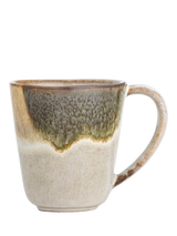 John Lewis Bloomingville Jules Stoneware Mug 450ml Green- Buy online at McGrocer
