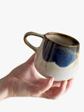 Bloomingville stoneware mug Jules blue 300ml - British product