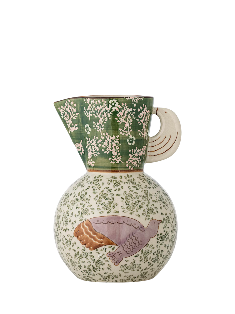 Bloomingville green stoneware jug 1.5L (British brand)
