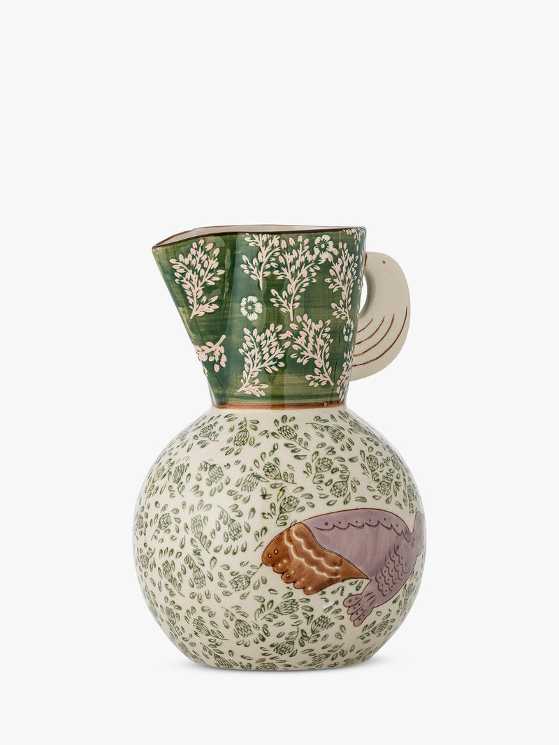 Bloomingville green stoneware jug 1.5L (British brand)