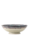 Bloomingville stoneware serving bowl 28cm blue (British brand)