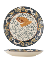 John Lewis Bloomingville Hezha Bird Stoneware Side Plate, Blue, 16cm- Buy online at McGrocer